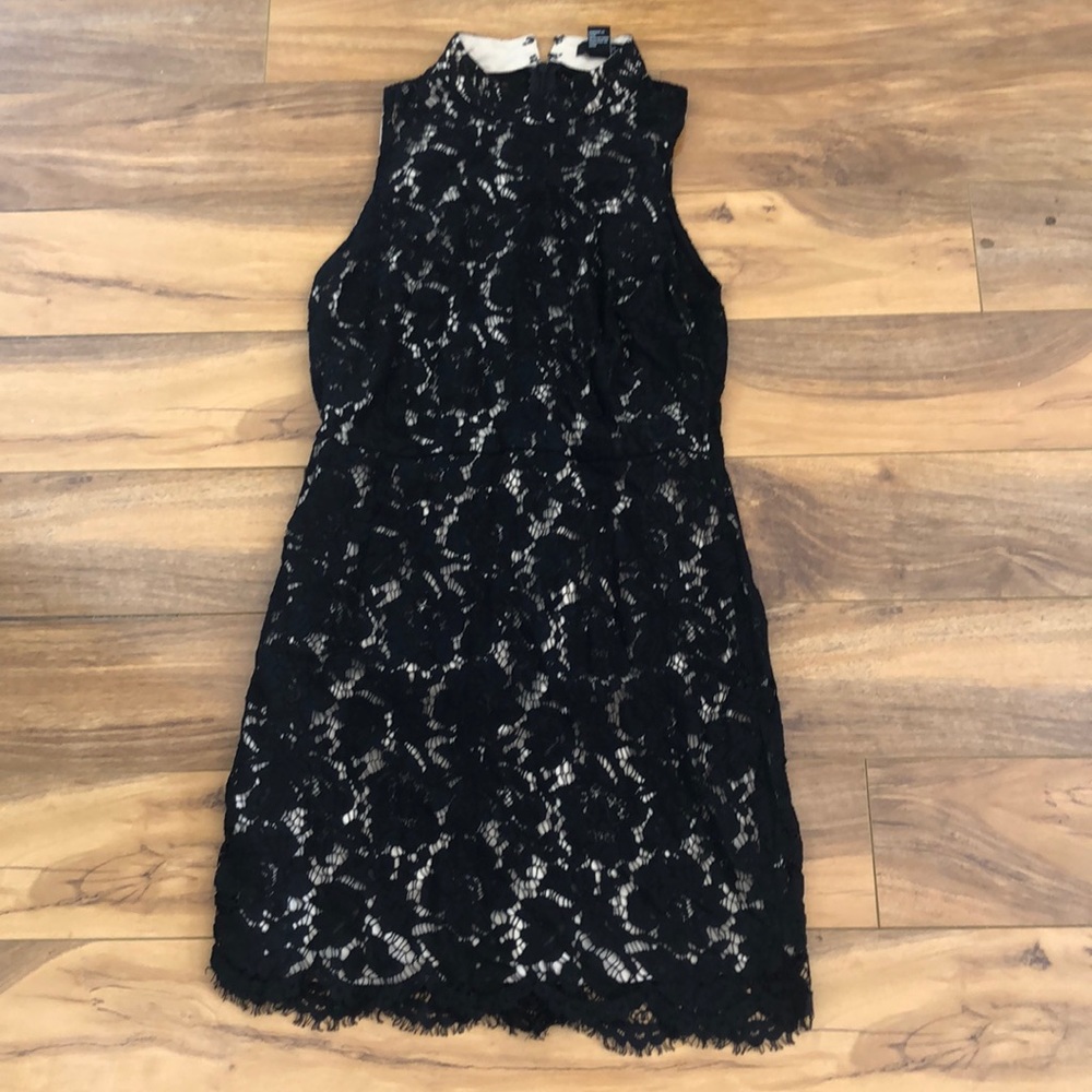 Elegant and Sexy, Black and Nude cocktail Dress M